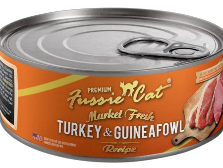 Fussie Cat Market Fresh Cc Turkey & Guinea Fowl Pate 5.5oz. (Case of 24) Hot on Sale