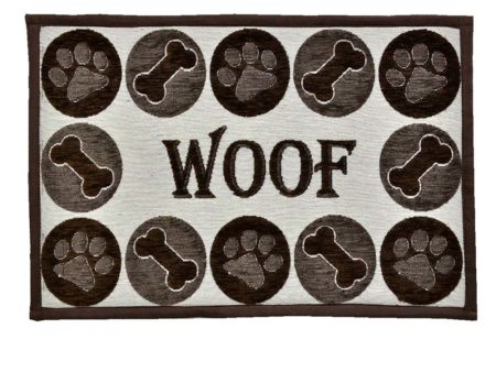 Loving Pets Fashion Mat Woof Chenille Multi-Color 1ea Online Hot Sale