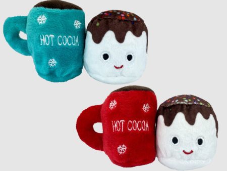 Multipet Hot Cocoa-Marshmallow 2Pk 3 Inch(Assorted) For Cheap