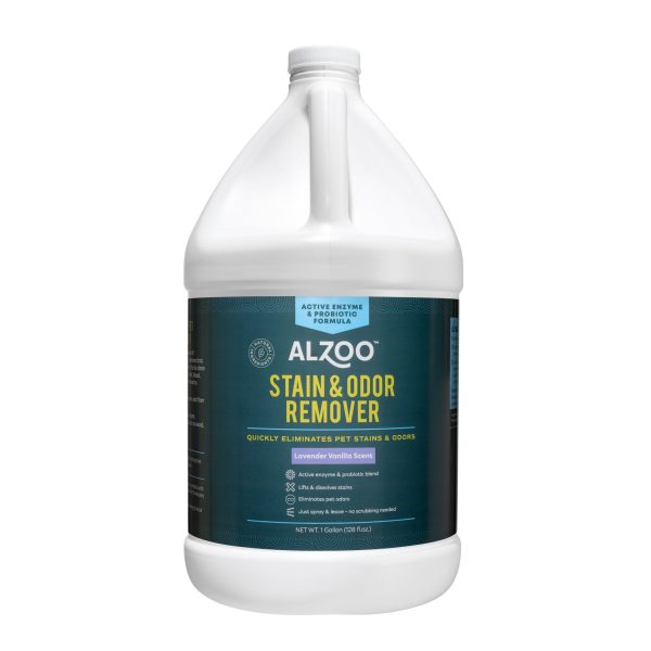 Alzoo Stain & Odor Remover Lavender Vanilla 1gal. For Sale