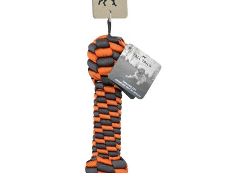 Tall Tails Dog Braided Bone Orange 9 Inches on Sale