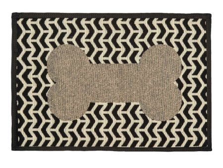 Loving Pets Bella Fashion Mats Geometric Bone Brown 1ea One Size on Sale