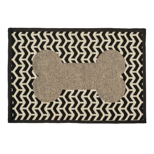 Loving Pets Bella Fashion Mats Geometric Bone Brown 1ea One Size on Sale