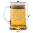 Glass Half Full Half Empty Beer Mug Gift Online Hot Sale