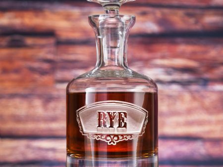 Rye Banner Decanter For Cheap