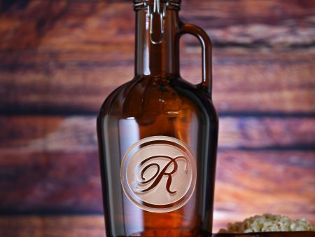 Engraved Grolsch German Beer Growler With Monogram on Sale