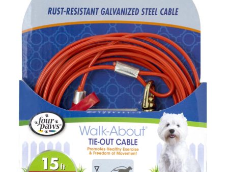 Four Paws® Walk-About® Puppy Tie-Out Cable Supply