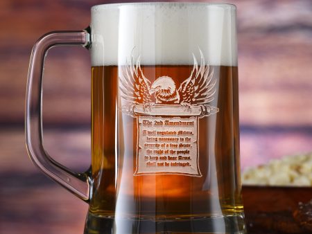 2nd Amendment Gun Rights Patriotic USA Beer Mug Online