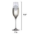 Family Tree Custom Engraved Crystal Champagne Glass Online Hot Sale