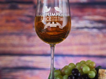 Pumpkin Spice Hater Gift, Wine Glass Hot on Sale