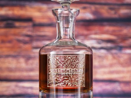 City Street Map Whiskey Scotch Decanter Online Hot Sale