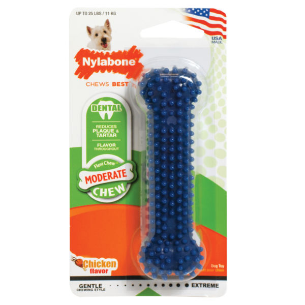 Nylabone Dental Chew Bone Dog Toy Online Hot Sale