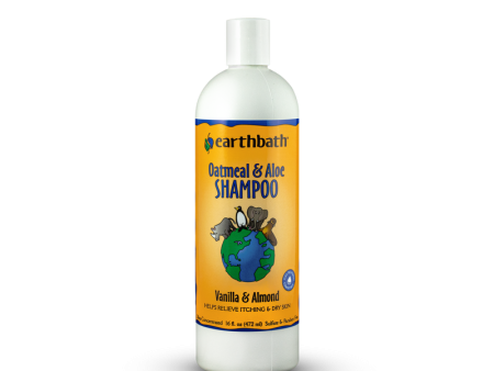 Earthbath Vanilla & Almond Oatmeal & Aloe Shampoo for Dogs and Cats For Sale