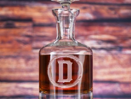 Personalized Etched Whiskey Scotch Decanter Supply