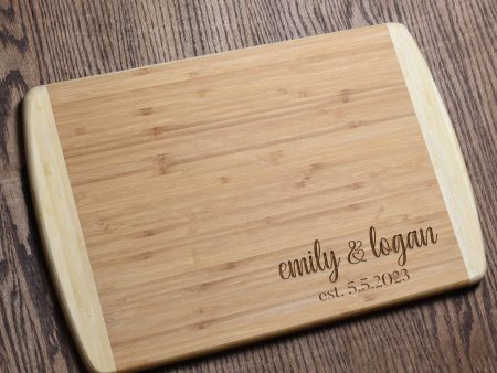 Wedding Gift Bamboo Cutting, Charcuterie, Cheese Board Discount