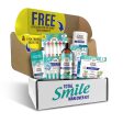 Total Smile Makeover Regular Kit - 8oz Cocomint Pulling Oil + Dual Barrel Mouthwash + Whitening Strips + 6 Pack Butter on Gums Toothbrush + 7 Oil Pulling Travel Sachets Online Hot Sale