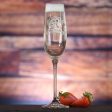 Custom Engraved Crystal Champagne Glass For Cheap