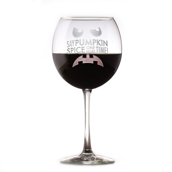 Pumpkin Spice Hater Gift, Red Wine Glass For Cheap