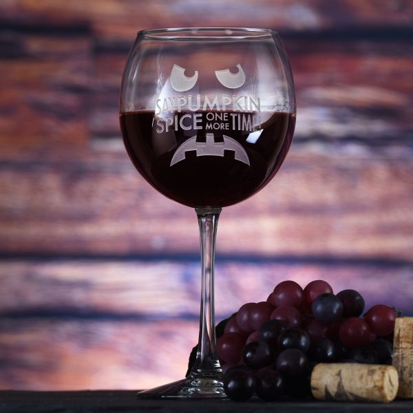 Pumpkin Spice Hater Gift, Red Wine Glass For Cheap