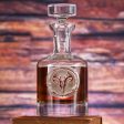 Deer Skull Antlers Whiskey Decanter Hot on Sale