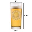 Laser Etched Logo Highball Cooler Mixed Drink Glass Hot on Sale