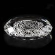 Marines Seal Insignia Engraved Crystal Paperweight Gift Online