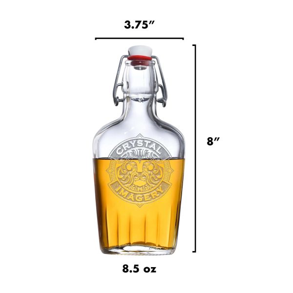 Monogram Shield Bourbon Flask Discount