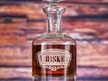 Whiskey Banner Decanter Hot on Sale