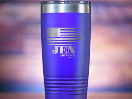 American Heroes Travel Coffee Tumbler Yeti Style Fashion