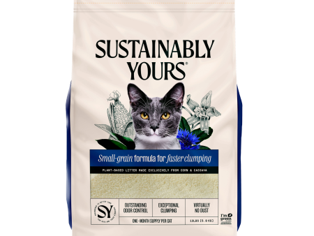 Sustainably Yours Natural Cat Litter - Small Grain (13 lbs) Cheap