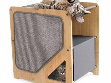 The Grotto - A Cat Tree for Small Spaces by Catastrophic Creations Supply