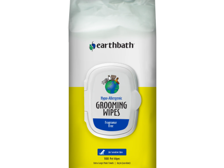 Hypoallergenic Grooming Wipes, Fragrance Free by EARTHBATH Online Sale