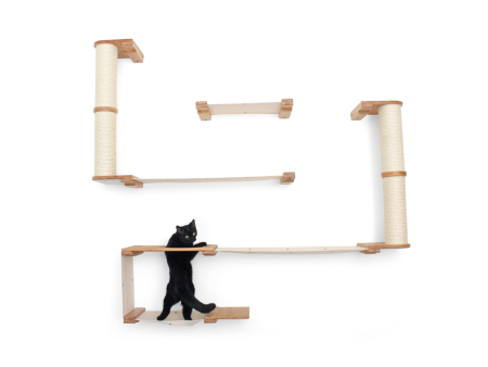 The Roman Cat Condo (Wall Mounted Cat Scratcher) by Catastrophic Creations Online now