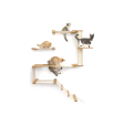 The Deluxe Fort - Modern Cat Condo (Wall Hanging Cat Tree) by Catastrophic Creations Online now