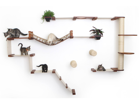 The Juggernaut (Wall-Mounted Cat Tree Condo) by Catastrophic Creations Online