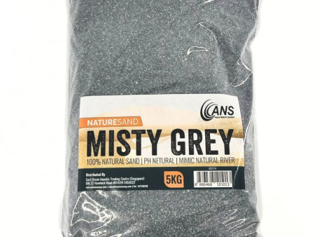 ANS NatureSand Misty Grey Sand (5Kg) Fashion