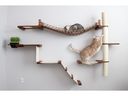 The Expedition Cat Condo (Cat Wall Jungle Gym) by Catastrophic Creations For Sale