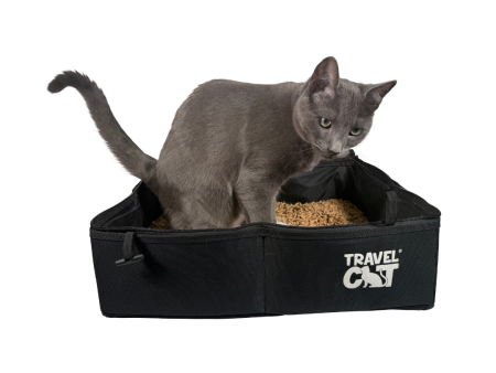 The Porta-Pawty  Travel Litter Box - Portable Bathroom for Cats Cheap