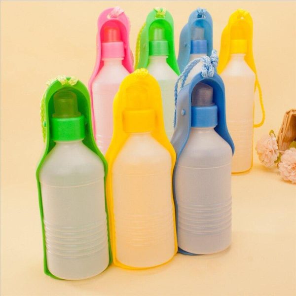 250ML 500ML Outdoor Portable Pet Dog Water Bottles Foldable Tank Drinking Design Travelling Bowl Feeding Dispenser Online Hot Sale