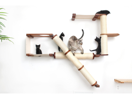 The Crossroads Wall Cat Scratcher - Cat Tree Condo by Catastrophic Creations Online now