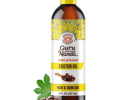 Cold Pressed Castor Oil, 8 FL OZ For Sale