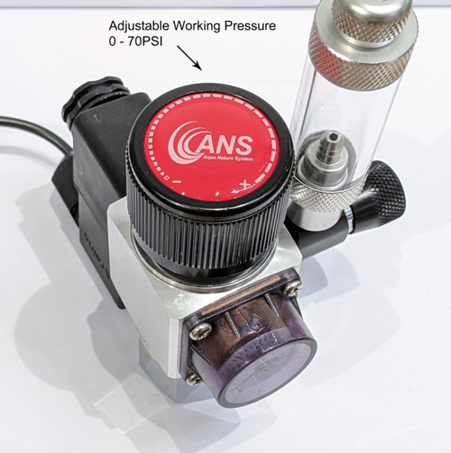 ANS PRO II CO2 Regulator Compact (Dual Stage with Soleniod) Supply