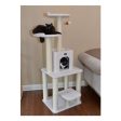 62-inch Faux Fleece Cat Tree, Ivory by Armarkat Discount