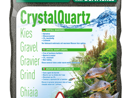 DENNERLE Crystal Quartz Gravel (Diamond Black   10KG) Supply