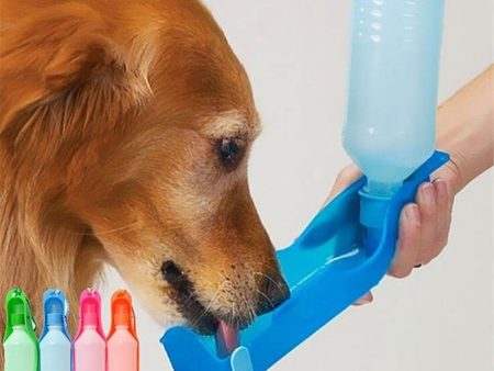 250ML 500ML Outdoor Portable Pet Dog Water Bottles Foldable Tank Drinking Design Travelling Bowl Feeding Dispenser Online Hot Sale