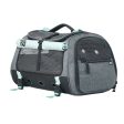 The Transpurrter  Ultimate Calming Convertible Cat Carrier in Heather Grey and Teal Online Hot Sale